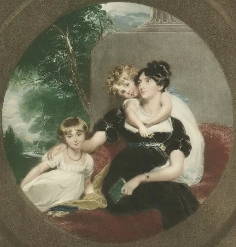 Ritratto di Lady Caroline Barrington, Georgiana e Mary Elizabeth Gray, contessa Gray